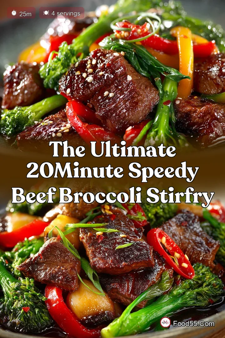 The Ultimate 20Minute Speedy Beef Broccoli StirFry