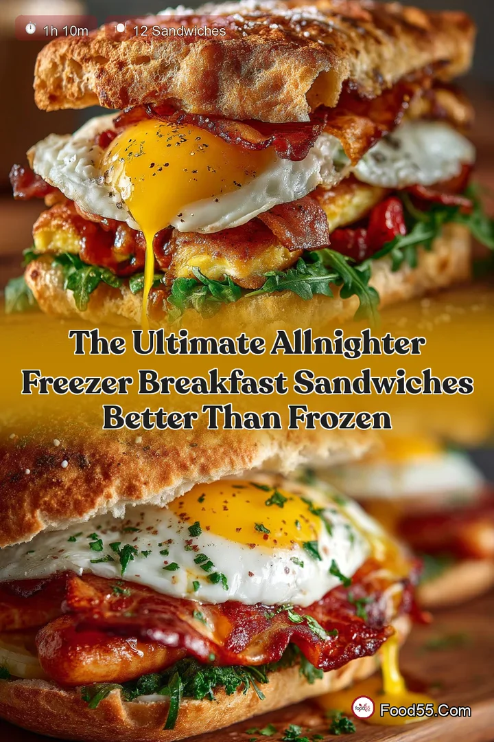 The Ultimate AllNighter Freezer Breakfast Sandwiches Better Than Frozen