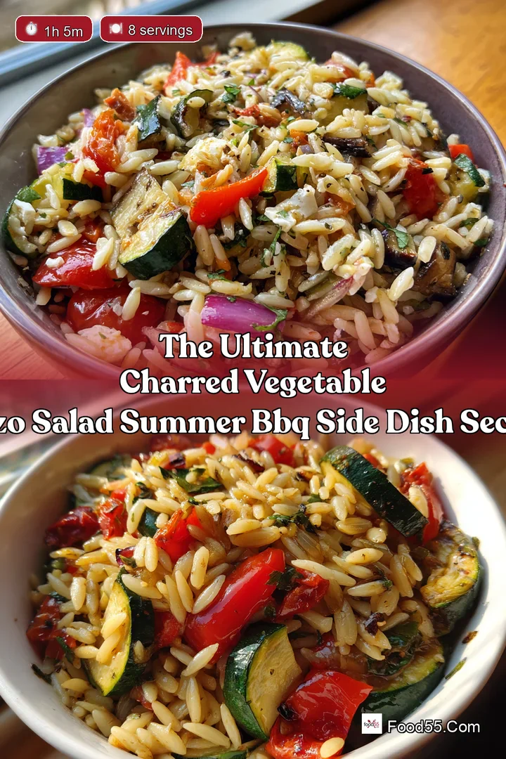 The Ultimate Charred Vegetable Orzo Salad Summer BBQ Side Dish Secret