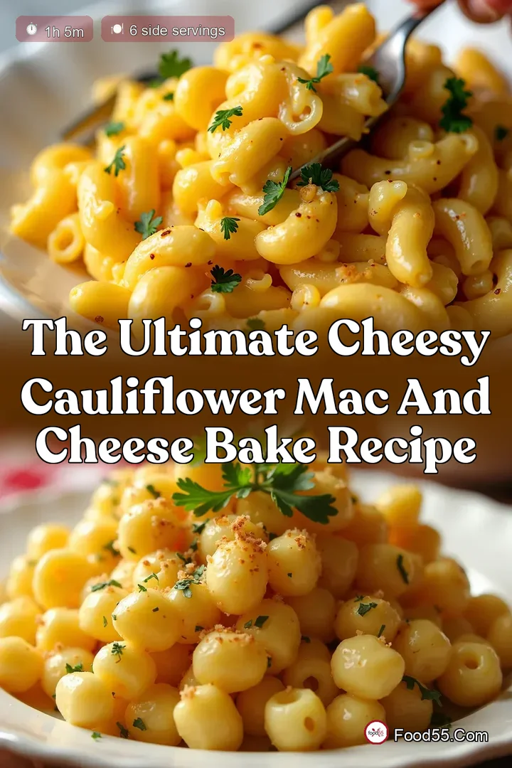 The Ultimate Cheesy Cauliflower Mac and Cheese Bake Recipe