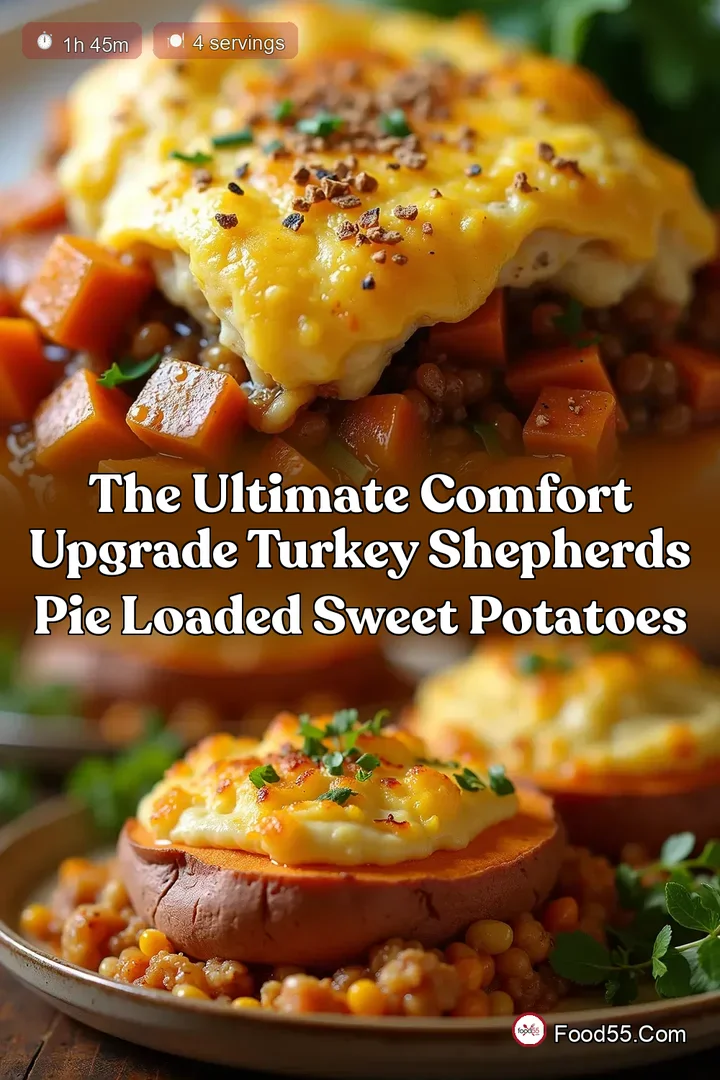 The Ultimate Comfort Upgrade Turkey Shepherds Pie Loaded Sweet Potatoes