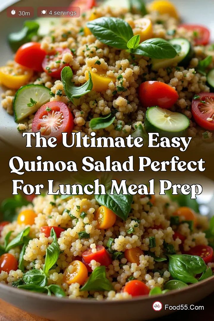 The Ultimate Easy Quinoa Salad Perfect for Lunch Meal Prep