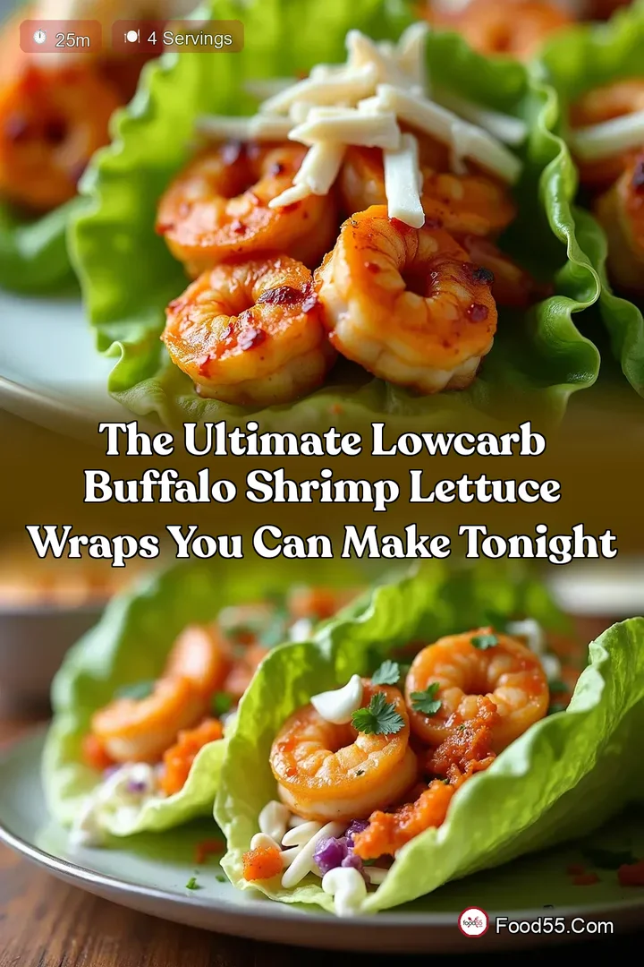 The Ultimate LowCarb Buffalo Shrimp Lettuce Wraps You Can Make Tonight