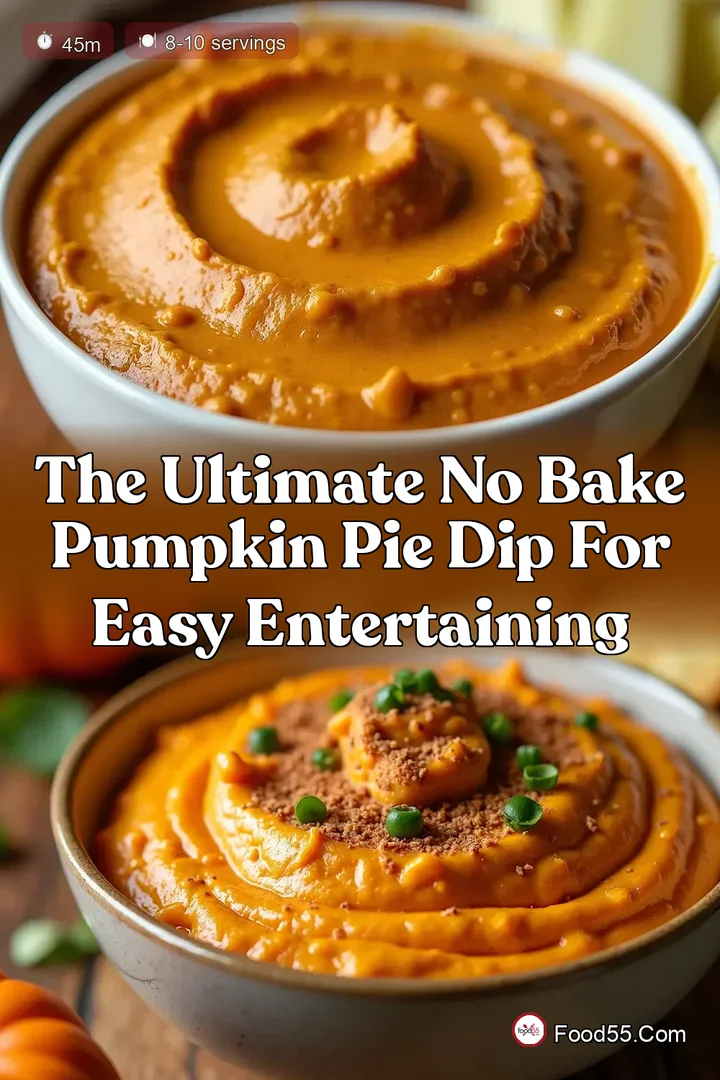The Ultimate No Bake Pumpkin Pie Dip for Easy Entertaining
