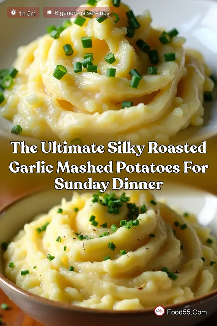 The Ultimate Silky Roasted Garlic Mashed Potatoes for Sunday Dinner