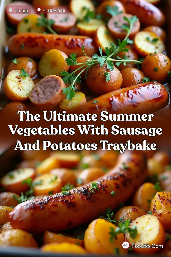 The Ultimate Summer Vegetables with Sausage and Potatoes Traybake
