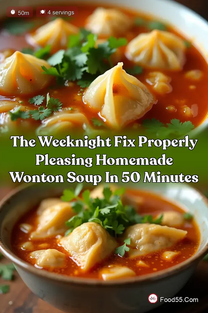 The Weeknight Fix Properly Pleasing Homemade Wonton Soup in 50 Minutes