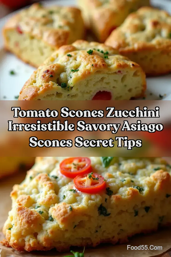 Tomato Scones Zucchini Irresistible Savory Asiago Scones Secret Tips