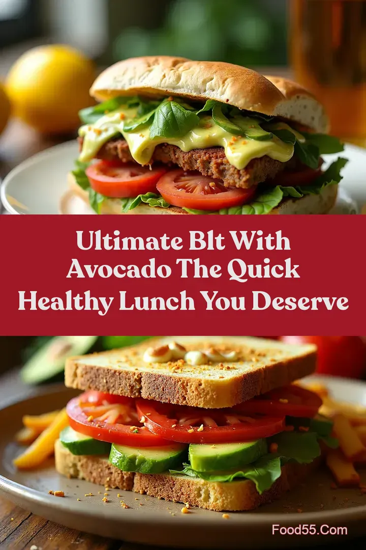 Ultimate BLT with Avocado The Quick Healthy Lunch You Deserve