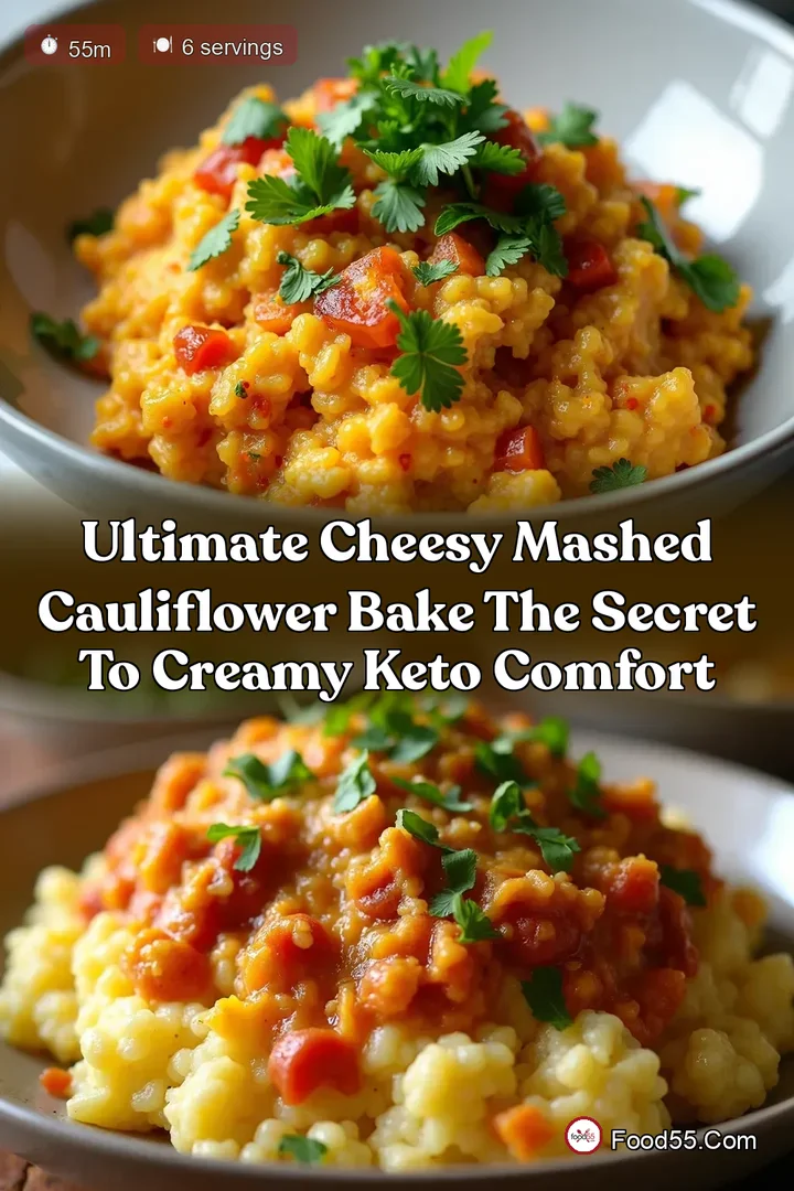 Ultimate Cheesy Mashed Cauliflower Bake The Secret to Creamy Keto Comfort