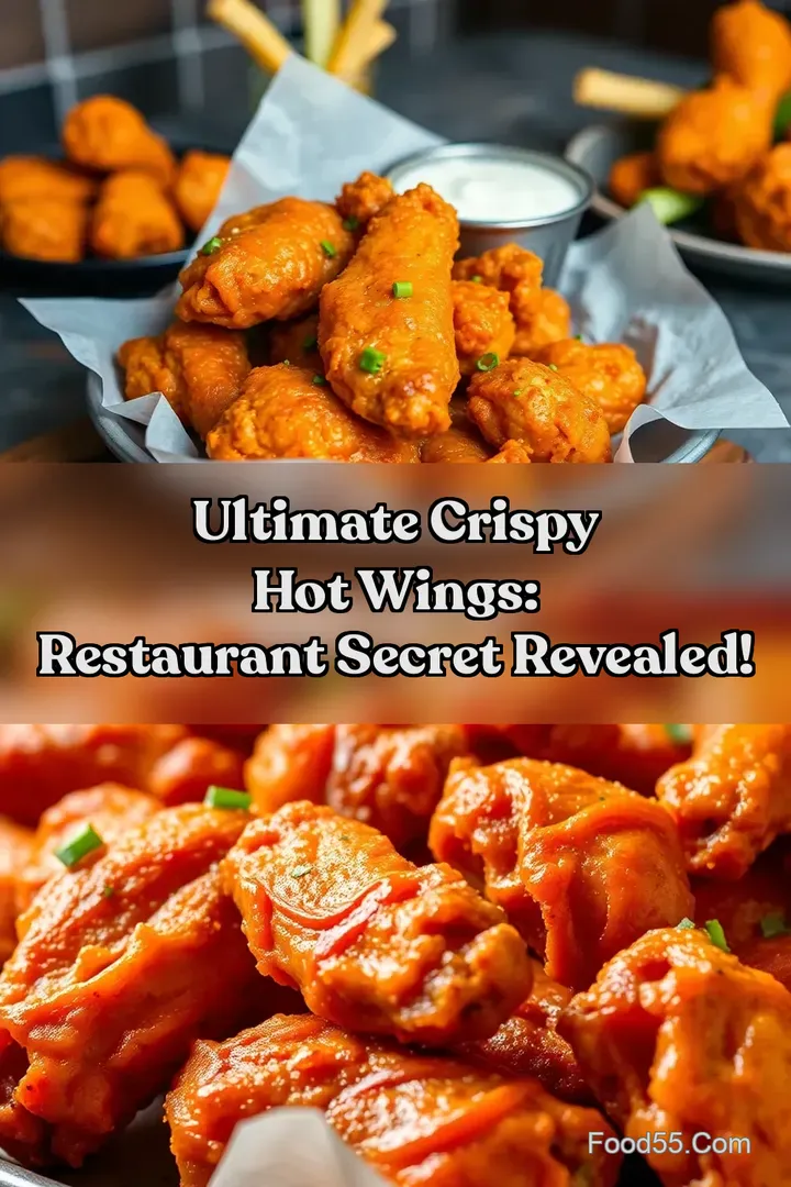 Ultimate Crispy Hot Wings: Restaurant Secret Revealed! : PIN FOR LATER Ultimate Crispy Hot Wings: Restaurant Secret Revealed!