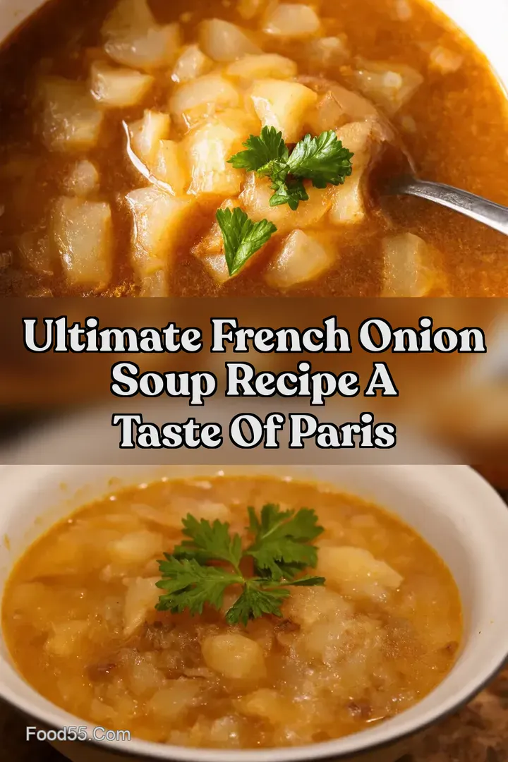 Ultimate French Onion Soup Recipe A Taste of Paris