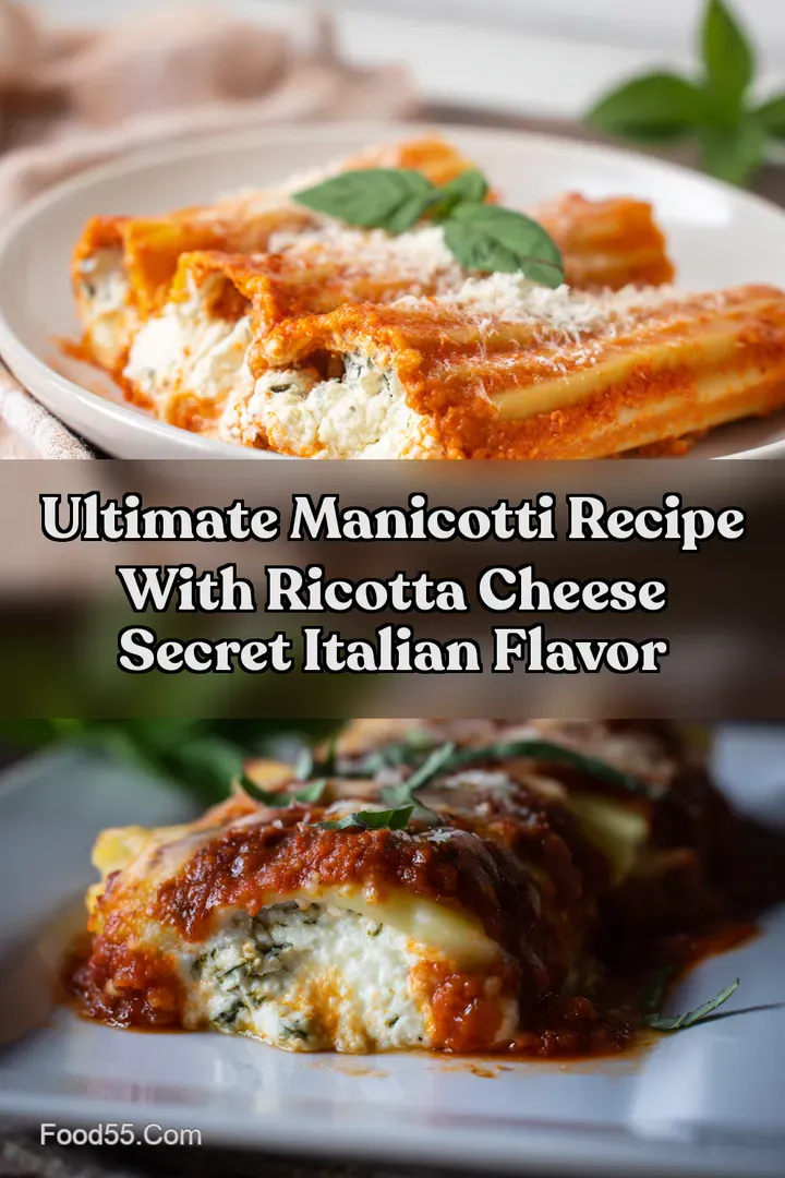 Ultimate Manicotti Recipe With Ricotta Cheese Secret Italian Flavor