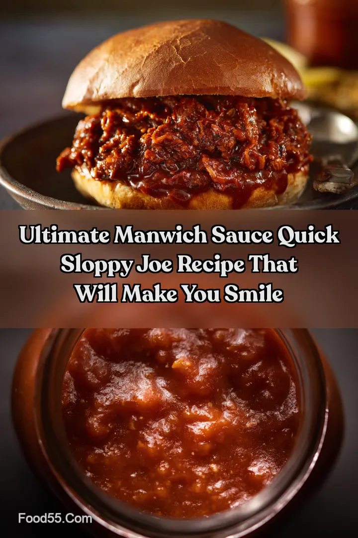 Ultimate Manwich Sauce Quick Sloppy Joe Recipe That Will Make You Smile