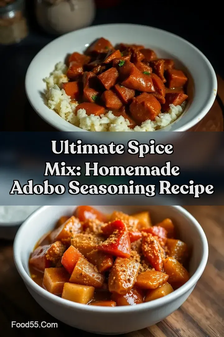 Ultimate Spice Mix: Homemade Adobo Seasoning Recipe : PIN FOR LATER Ultimate Spice Mix: Homemade Adobo Seasoning Recipe