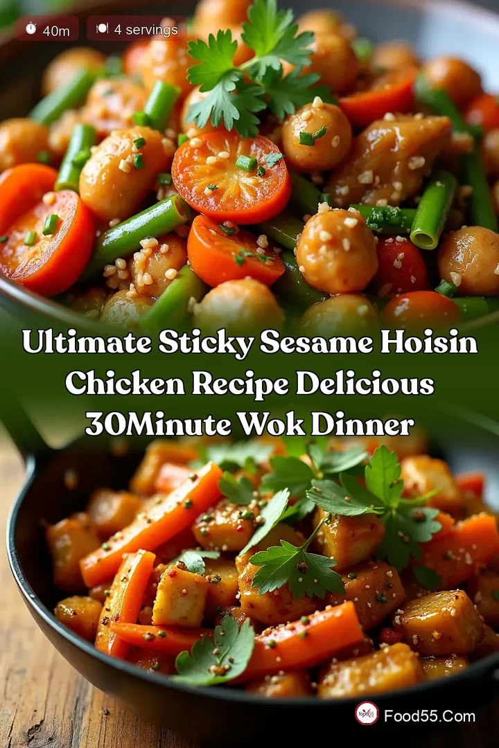 Ultimate Sticky Sesame Hoisin Chicken Recipe Delicious 30Minute Wok Dinner