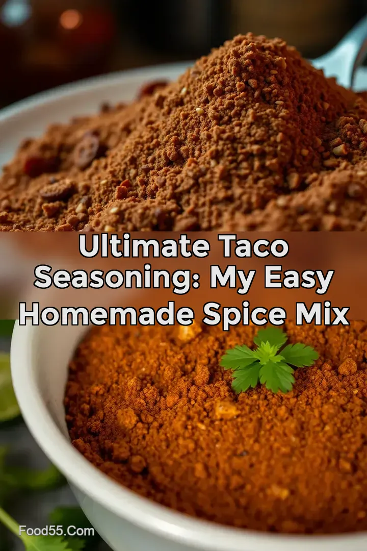 Ultimate Taco Seasoning: My Easy Homemade Spice Mix : PIN FOR LATER Ultimate Taco Seasoning: My Easy Homemade Spice Mix