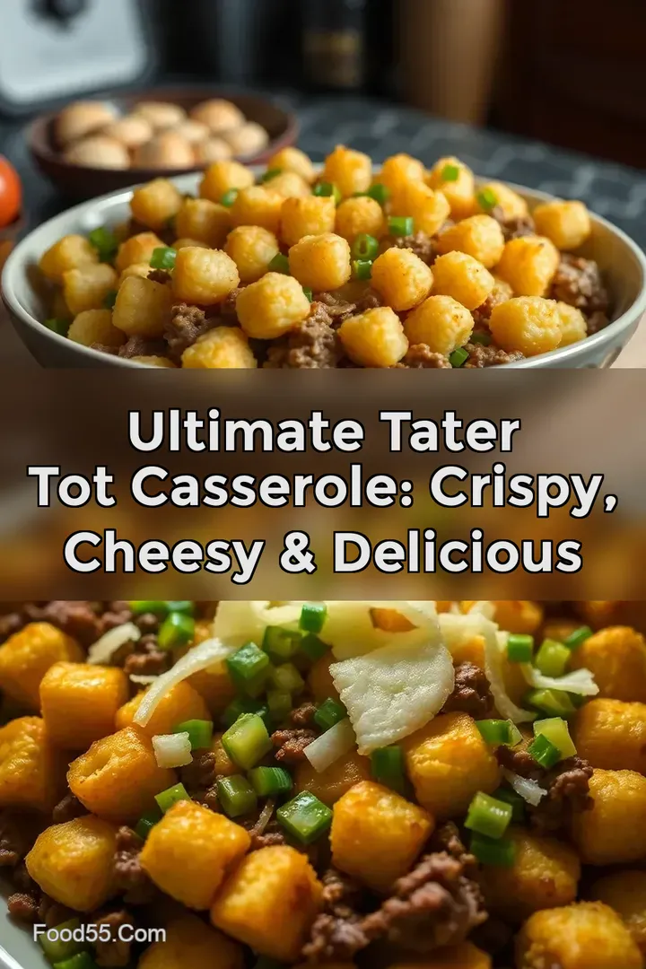 Ultimate Tater Tot Casserole: Crispy Cheesy &amp Delicious