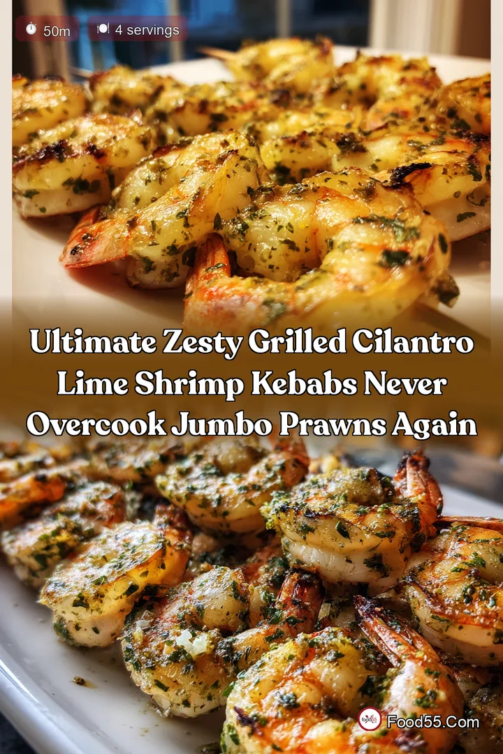 Ultimate Zesty Grilled Cilantro Lime Shrimp Kebabs Never Overcook Jumbo Prawns Again