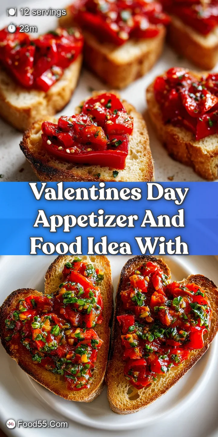 Close-up shows blistered skins, soft textures, and oily sheen of roasted red peppers and feta creating a tempting appetizer.