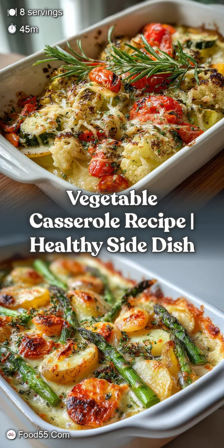 Close-up of a bubbly vegetable casserole with gooey, melted cheese, revealing layers of colorful, tender vegetables beneath.