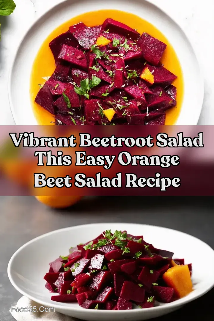 Vibrant Beetroot Salad This Easy Orange Beet Salad Recipe