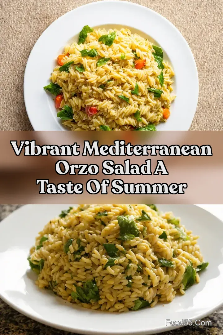 Vibrant Mediterranean Orzo Salad A Taste of Summer