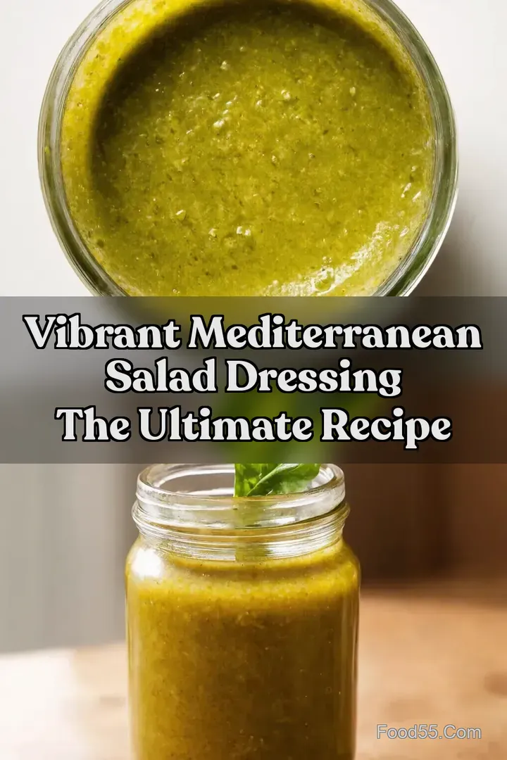 Vibrant Mediterranean Salad Dressing The Ultimate Recipe