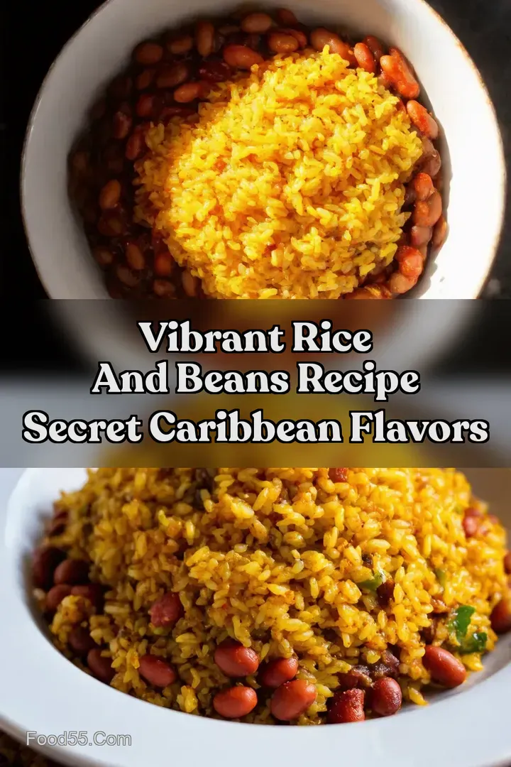 Vibrant Rice and Beans Recipe Secret Caribbean Flavors