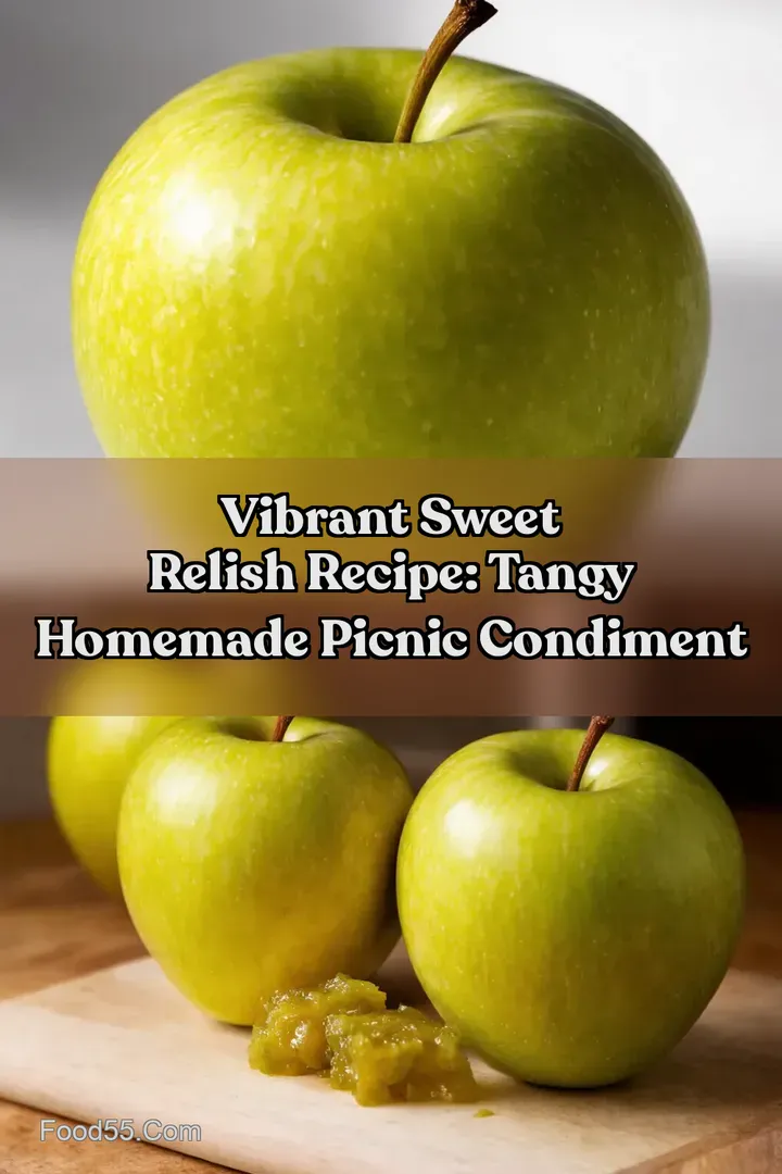 Vibrant Sweet Relish Recipe: Tangy Homemade Picnic Condiment : PIN FOR LATER Vibrant Sweet Relish Recipe: Tangy Homemade Picnic Condiment