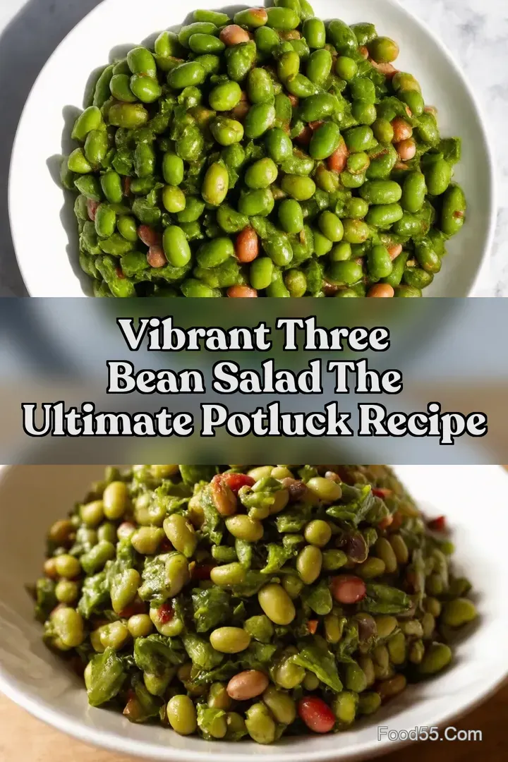 Vibrant Three Bean Salad The Ultimate Potluck Recipe