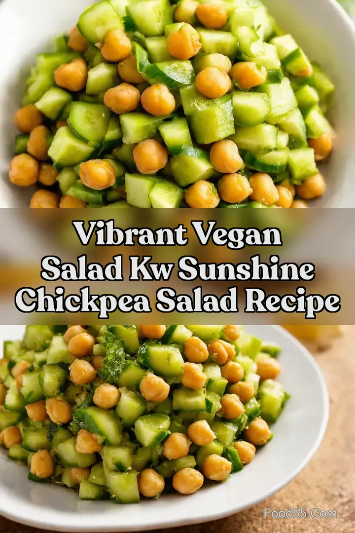 Vibrant Vegan Salad kw Sunshine Chickpea Salad Recipe