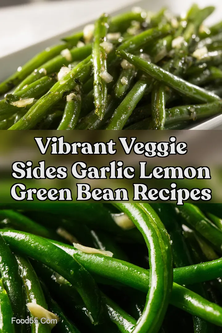 Vibrant Veggie Sides Garlic Lemon Green Bean Recipes