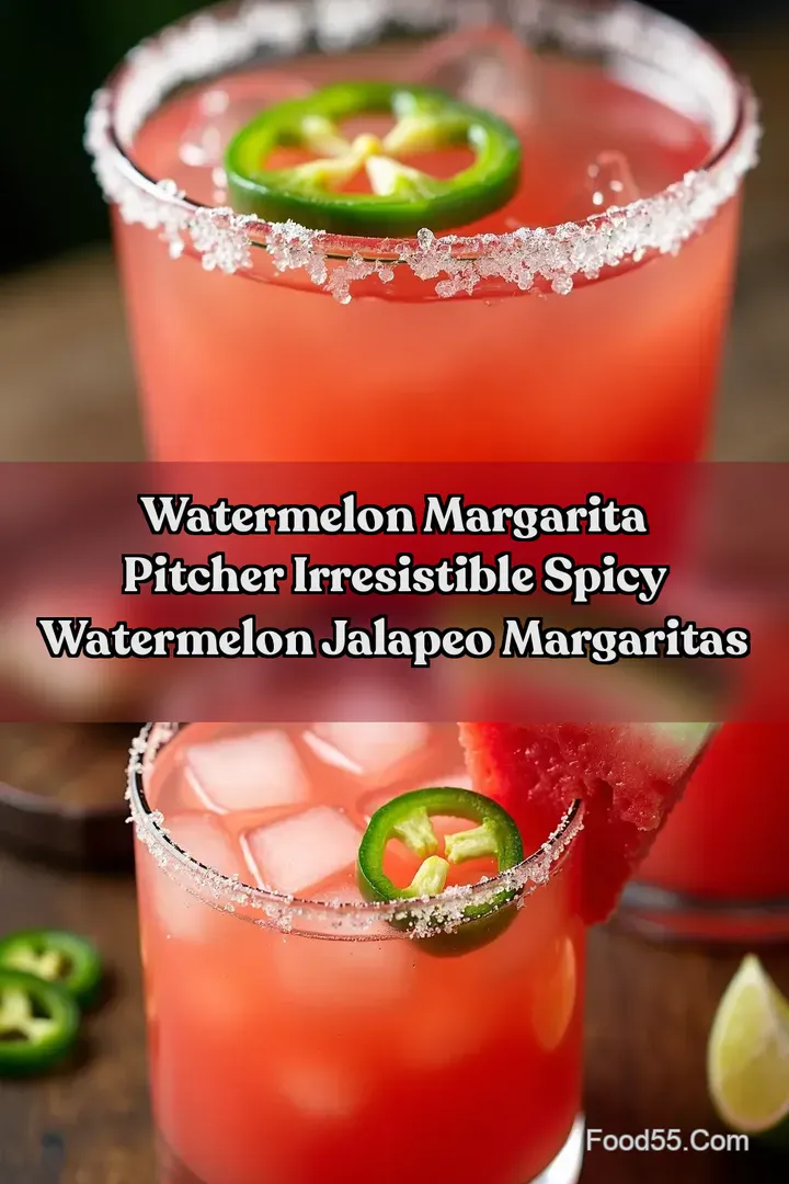 Watermelon Margarita Pitcher Irresistible Spicy Watermelon Jalapeo Margaritas