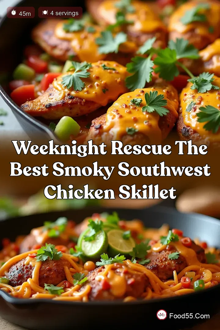 Weeknight Rescue The Best Smoky Southwest Chicken Skillet
