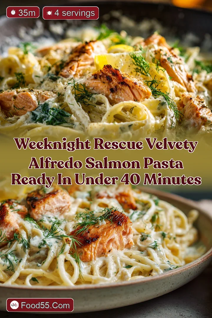 Weeknight Rescue Velvety Alfredo Salmon Pasta Ready in Under 40 Minutes