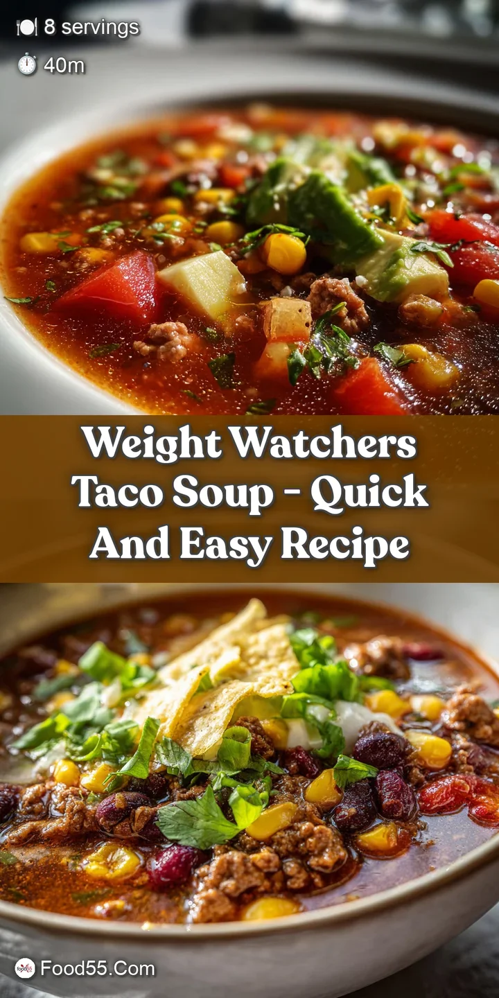Close-up of a spoonful of hearty taco soup, showcasing the rich texture of the ground meat, beans, and vegetables. Steamin...