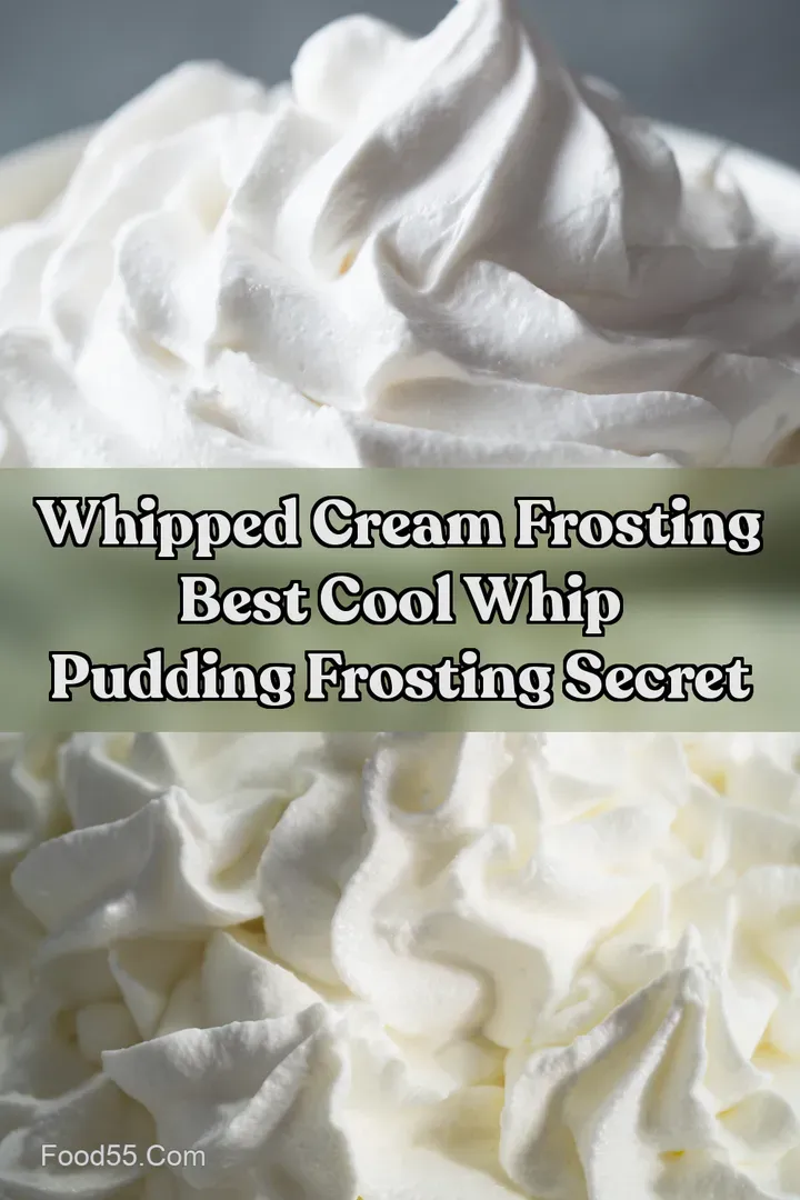 Whipped Cream Frosting Best Cool Whip Pudding Frosting Secret