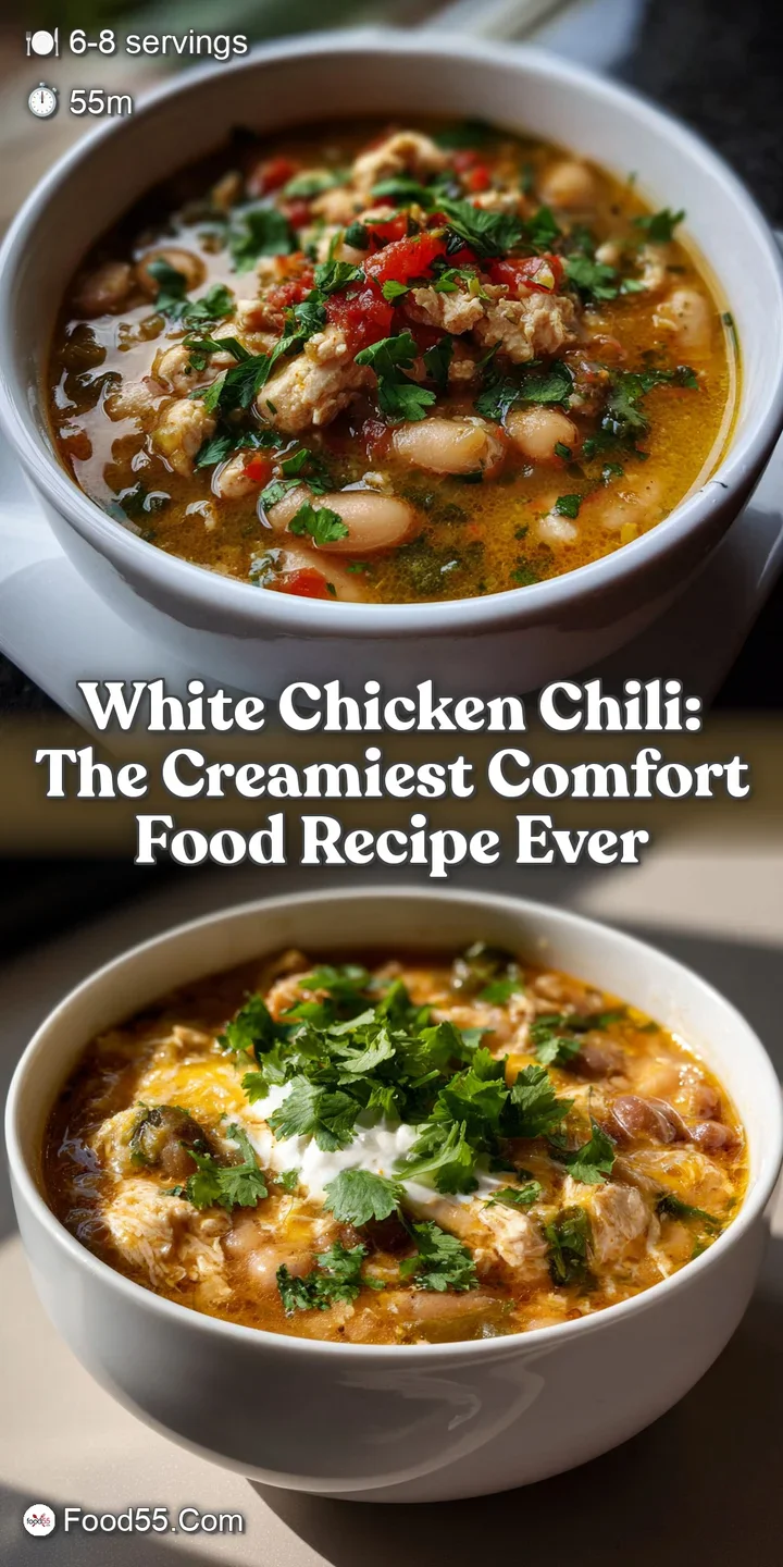 White Chicken Chili: The Creamiest Comfort Food Recipe Ever