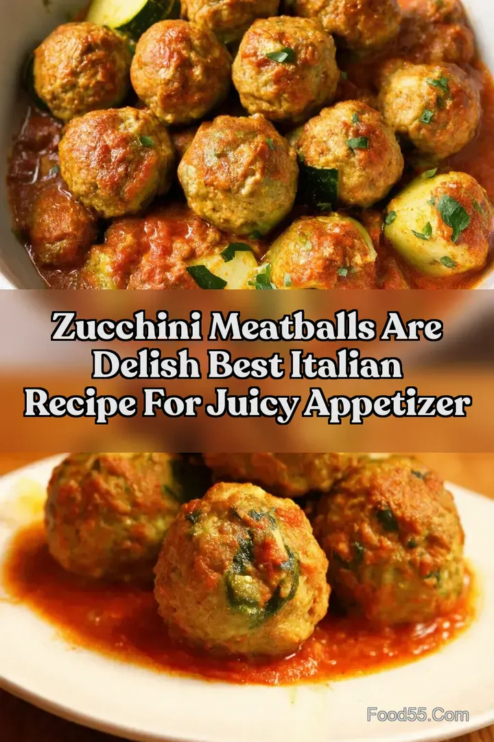 Zucchini Meatballs are delish Best Italian Recipe For Juicy Appetizer
