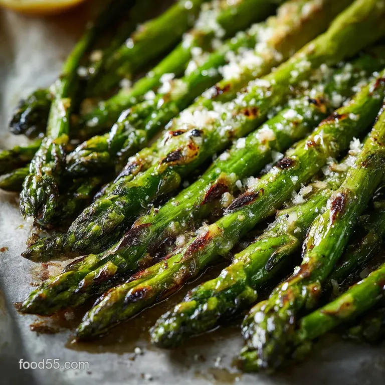 Perfect Grilled Asparagus with Lemon Garlic Shaved Parmesan