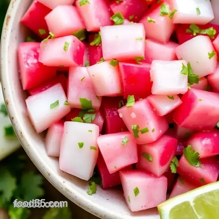 5 Easy Ways to Make Radish Salsa with Cilantro (Keto and Low-Fodmap) presentation