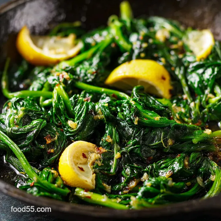 Speedy Sautéed Spinach Lemon Garlic and the Brightest Hint of Heat