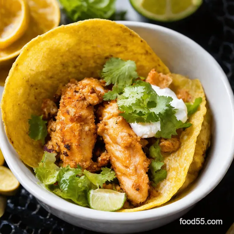 6Minute Air Fryer Fish Taco Bowls Weeknight Fiesta presentation