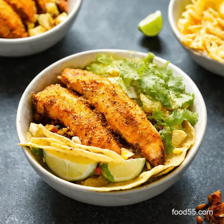 6Minute Air Fryer Fish Taco Bowls My Weeknight Secret