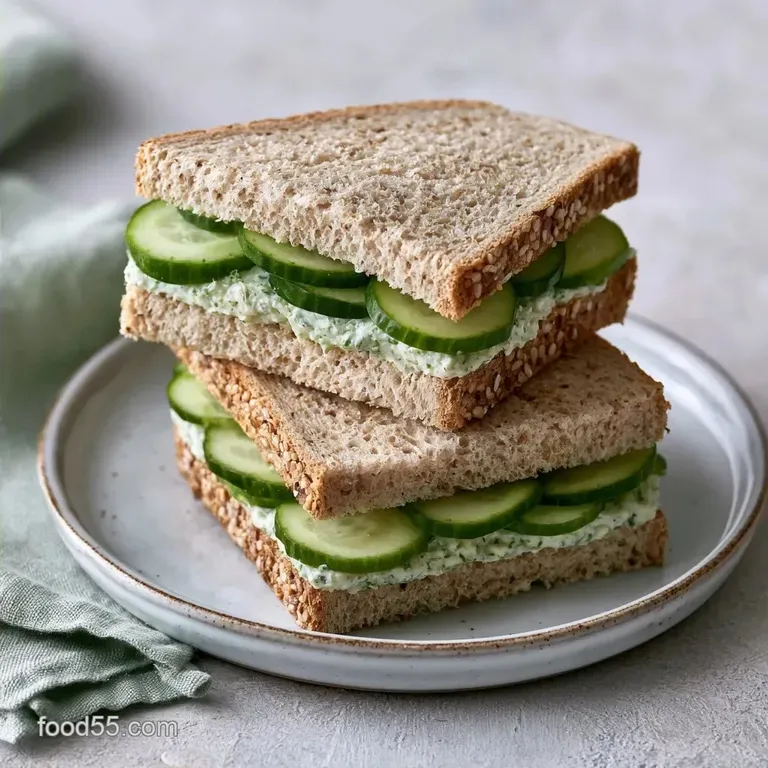 Crisp Afternoon Tea Cucumber Sandwiches