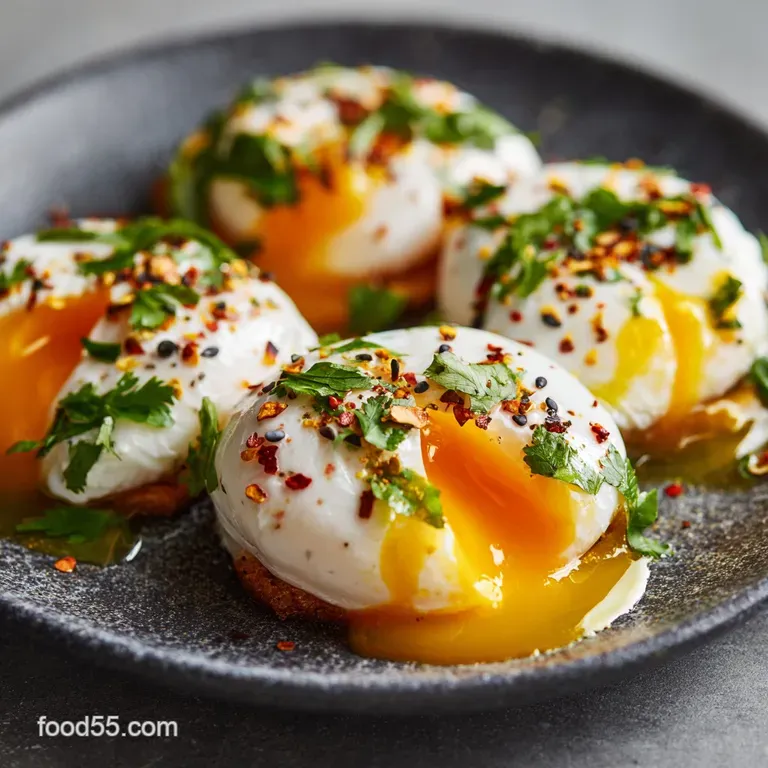 Air Fryer Poached Eggs the Fafffree Method for Silky Runny Yolks presentation