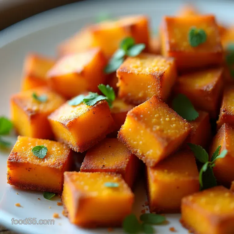 AirFried Butternut Squash CrispyEdged TenderCenter Cubes
