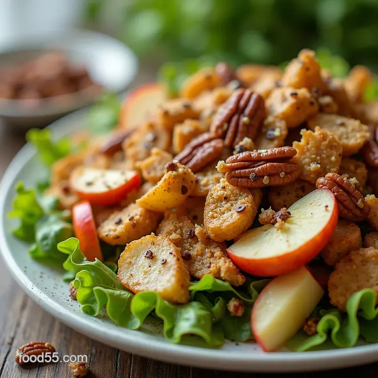 The Golden Crunch Apple Pecan Chicken Salad