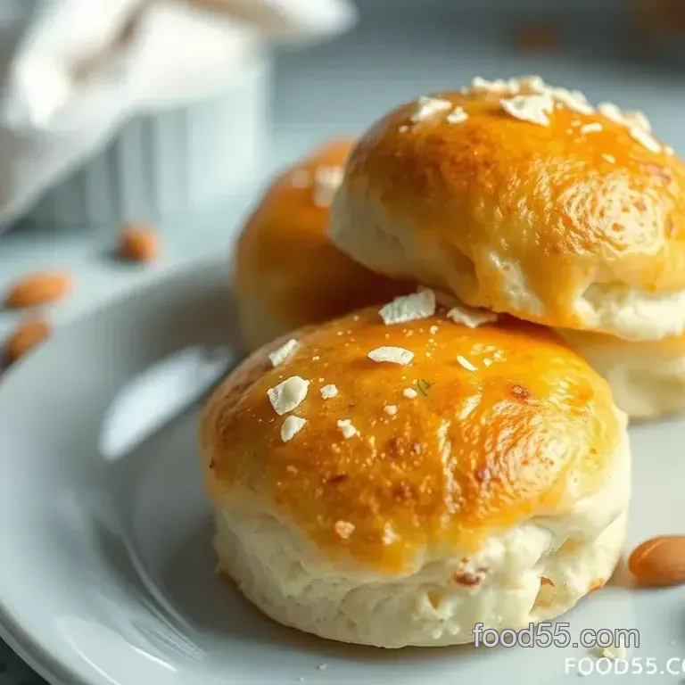 My Sunday Morning Bliss: Bake Almond Flour Rolls with Cheesy Goodness